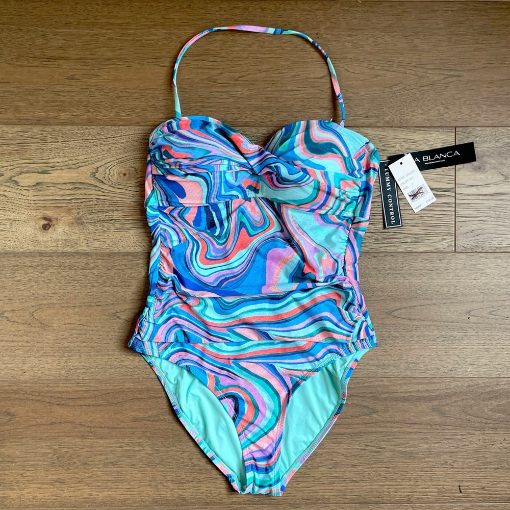 La Blanca One Piece Swimsuit Size 8